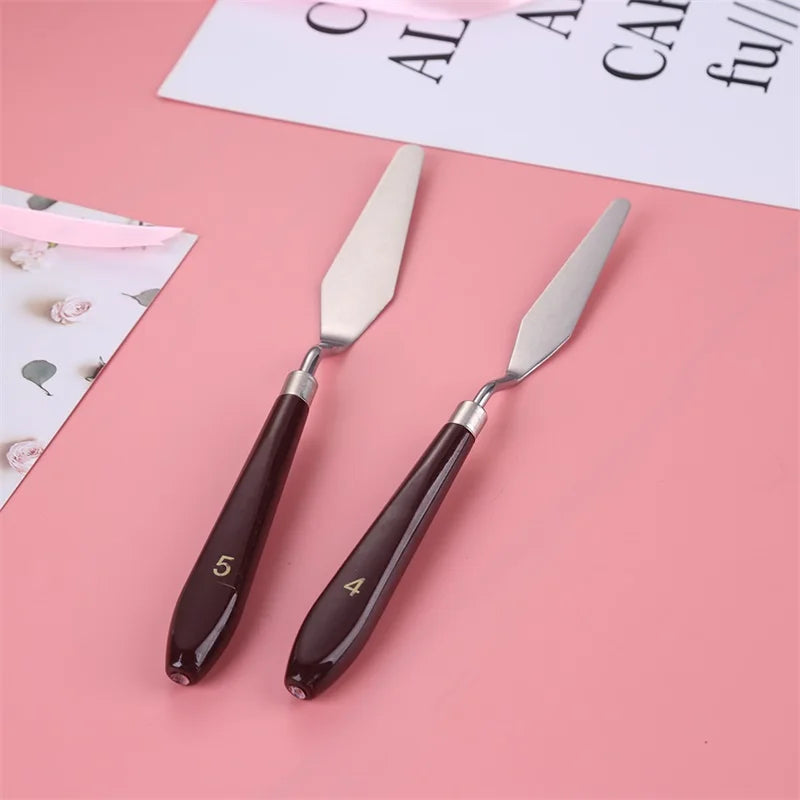 5pcs/set Mixed Media Palette Knife Set