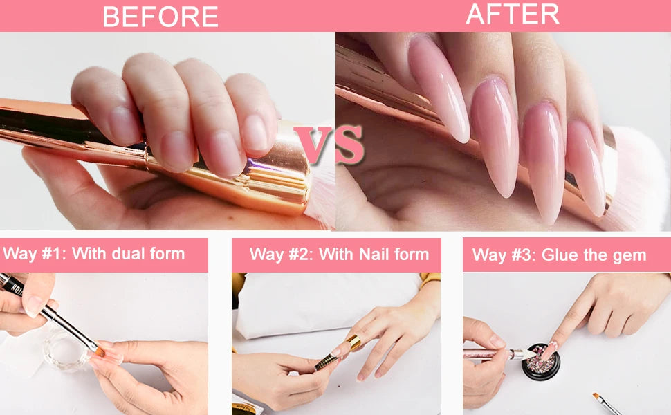 Poly Nail Extension Gel Kit