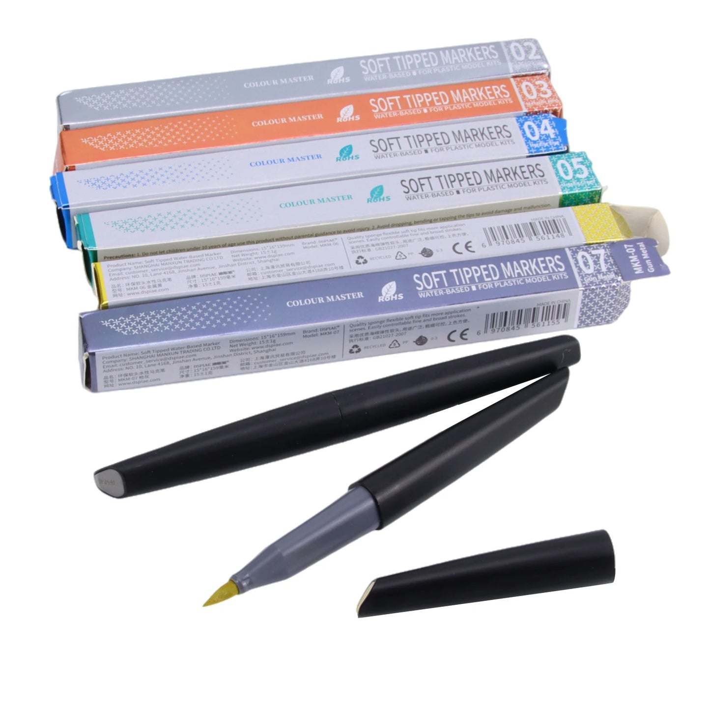 11Pcs/set Soft Tipped Markers