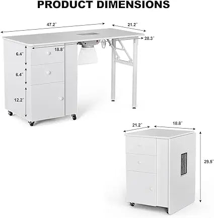 Foldable Manicure Table