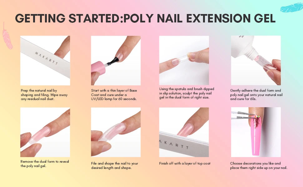 Poly Nail Extension Gel Kit