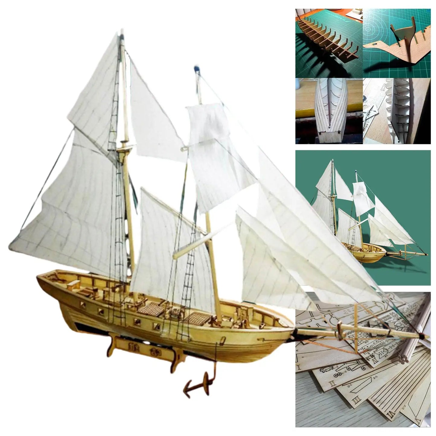 1:130 Scale DIY Ship Assembly Model