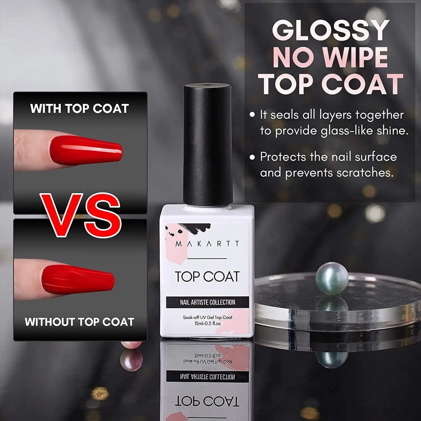 UV Gel Base and Top Coat Gel Nail Polish