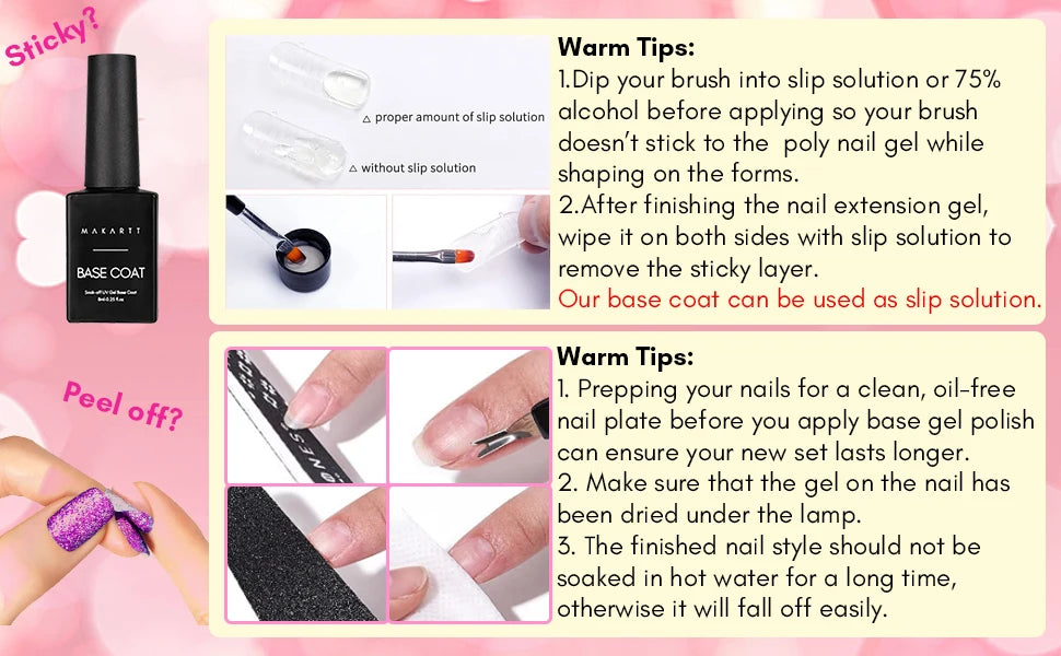 Poly Nail Extension Gel Kit