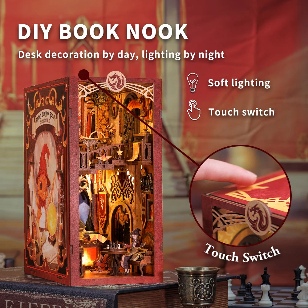 DIY Book Nook Doll House 3D Puzzle