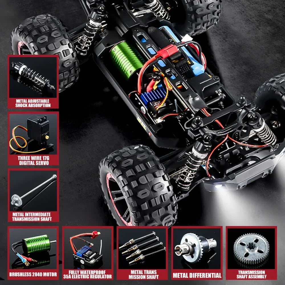 75KM/H 1:14 RC Car 4WD