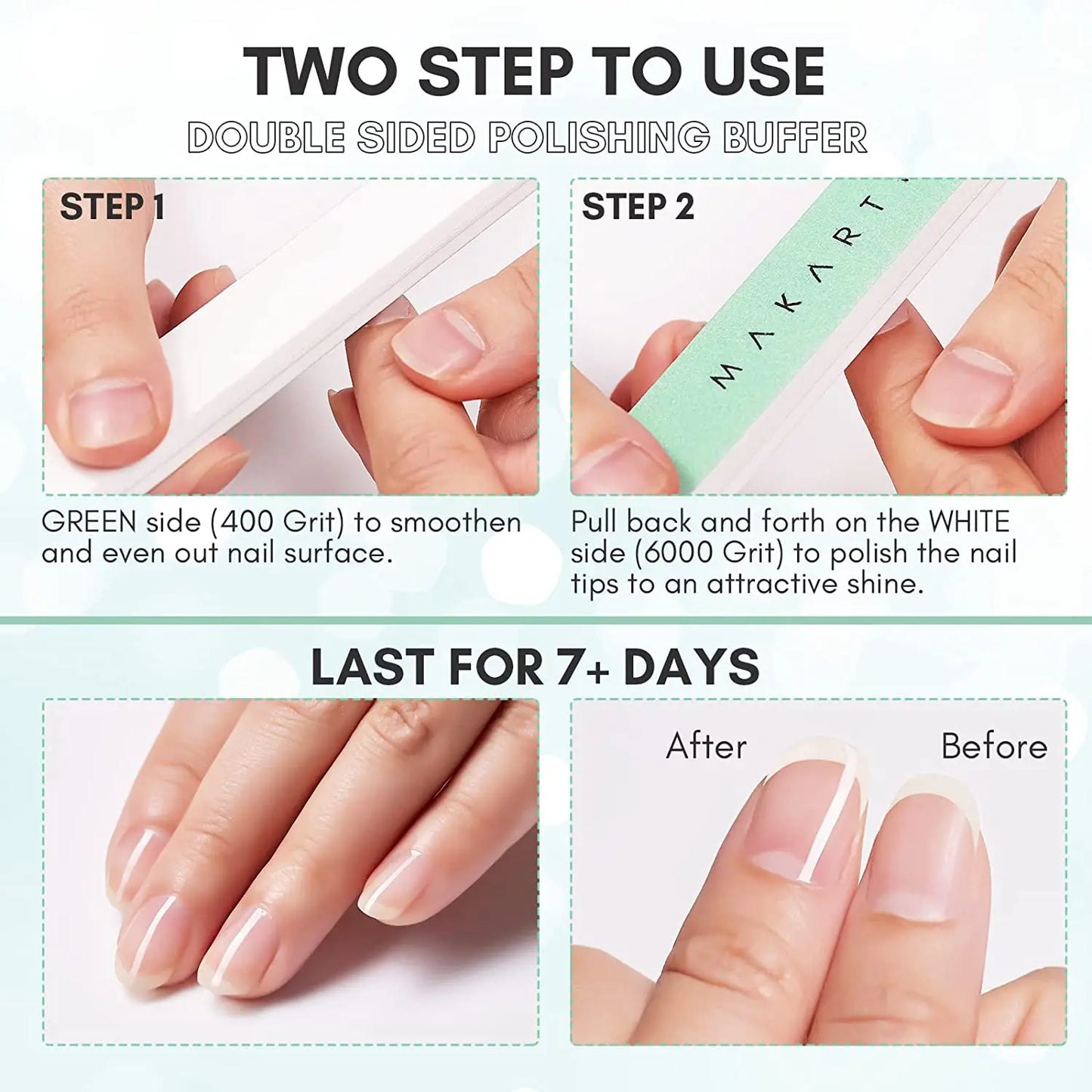 Fine Nail Buffer Block Shiny Nails