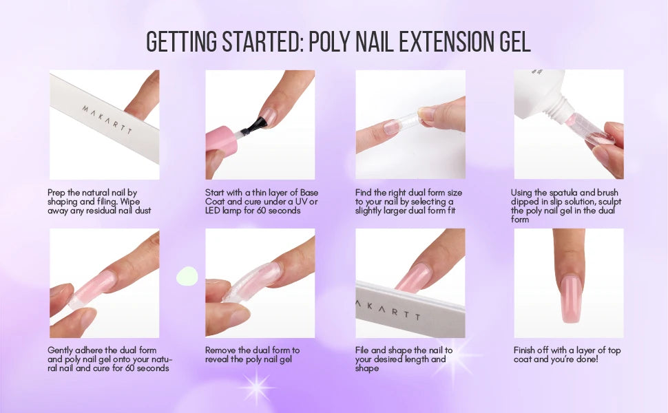 Poly Nail Extension Gel Kit 15ML